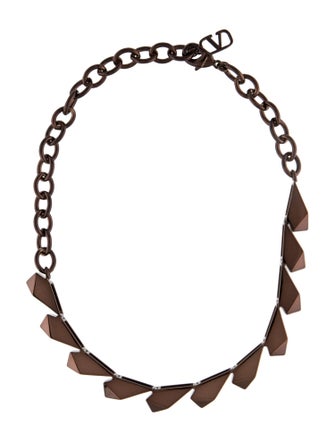 Valentino Spike Collar Necklace