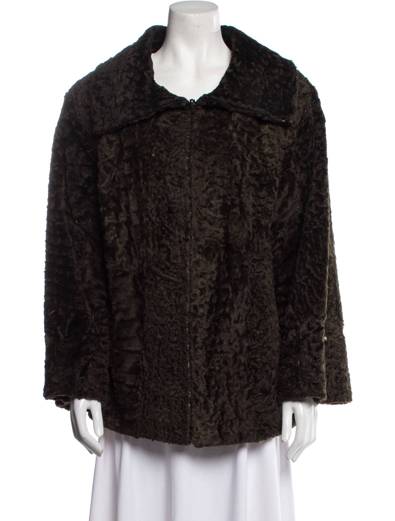 Valentino Animal Print Fur Jacket
