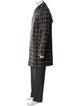 Valentino Wool Houndstooth Print Trench Coat