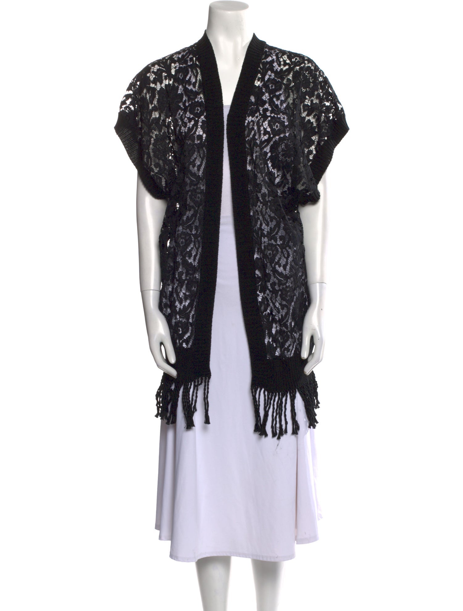 Valentino Lace Pattern Vest