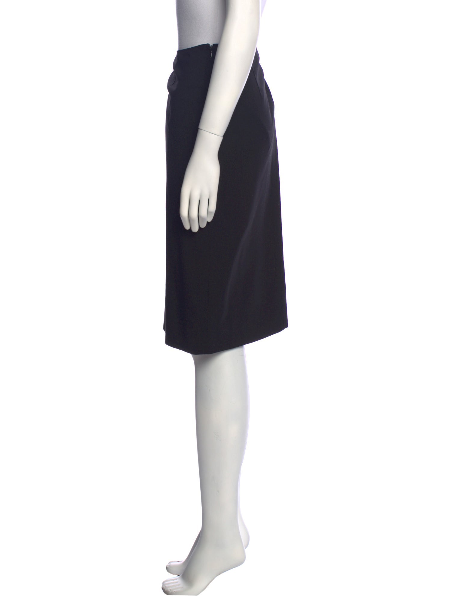 Valentino Virgin Wool Knee-Length Skirt