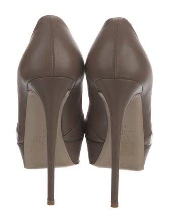 Valentino Leather Studded Accents Pumps