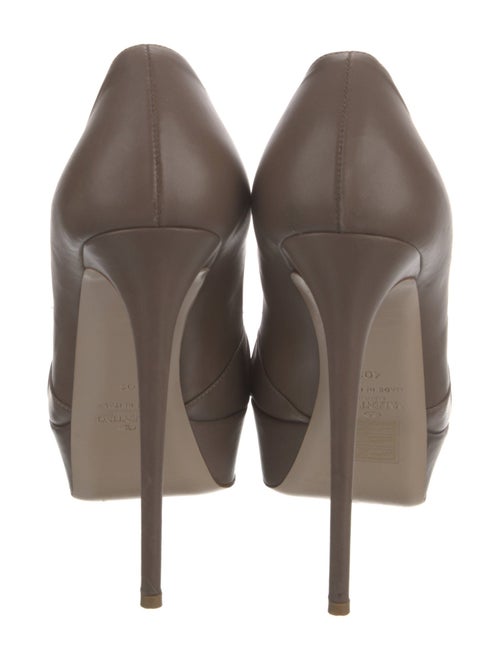 Valentino Leather Studded Accents Pumps