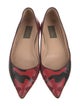 Valentino Rockstud Accents Leather Ballet Flats