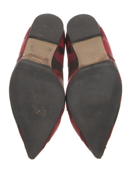 Valentino Rockstud Accents Leather Ballet Flats