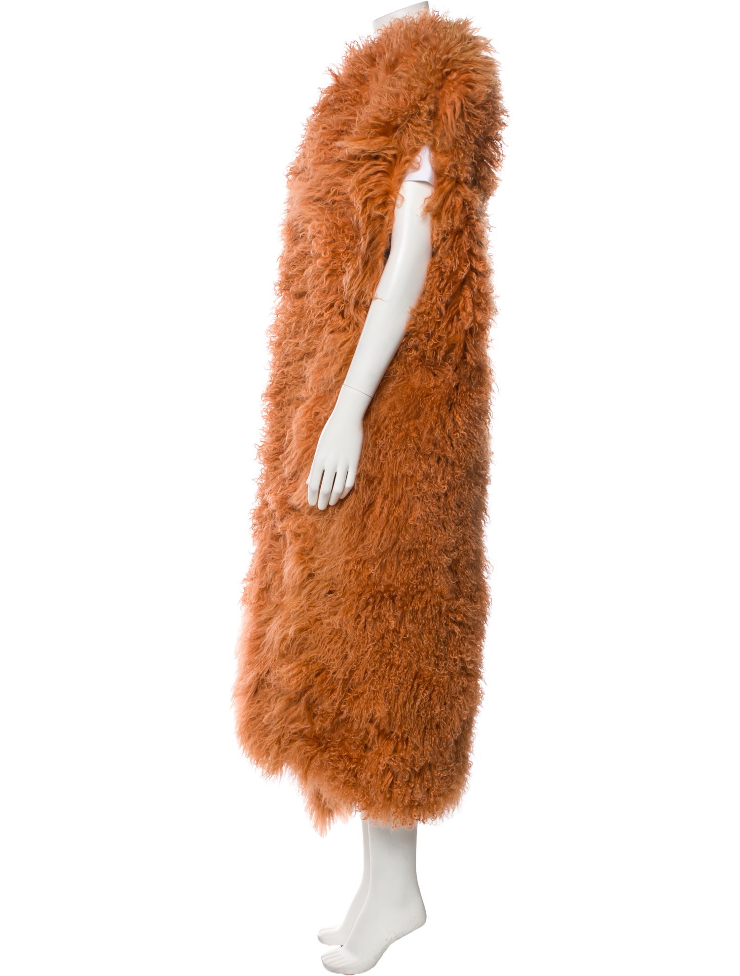 Valentino Lamb Fur Fur Coat