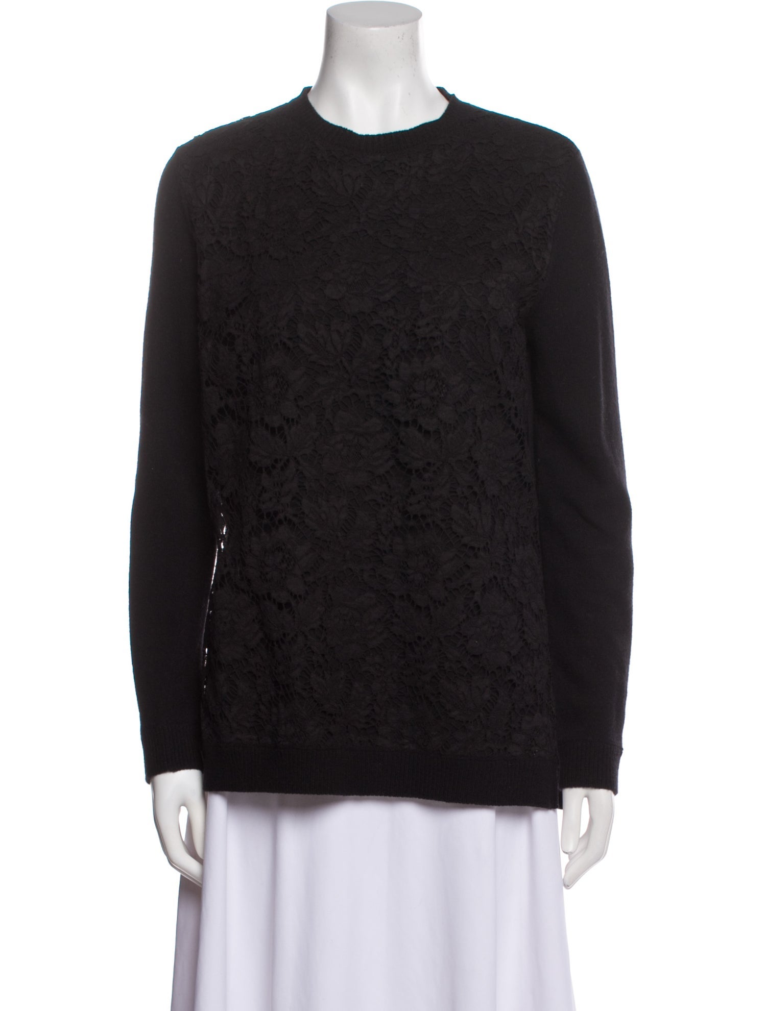 Valentino Virgin Wool Crew Neck Sweater