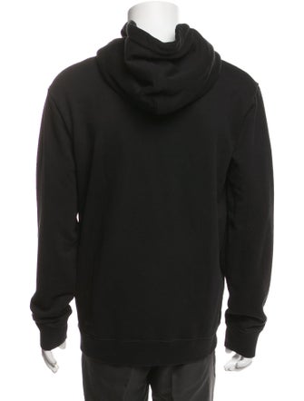 Valentino Graphic Print V-Neck Hoodie