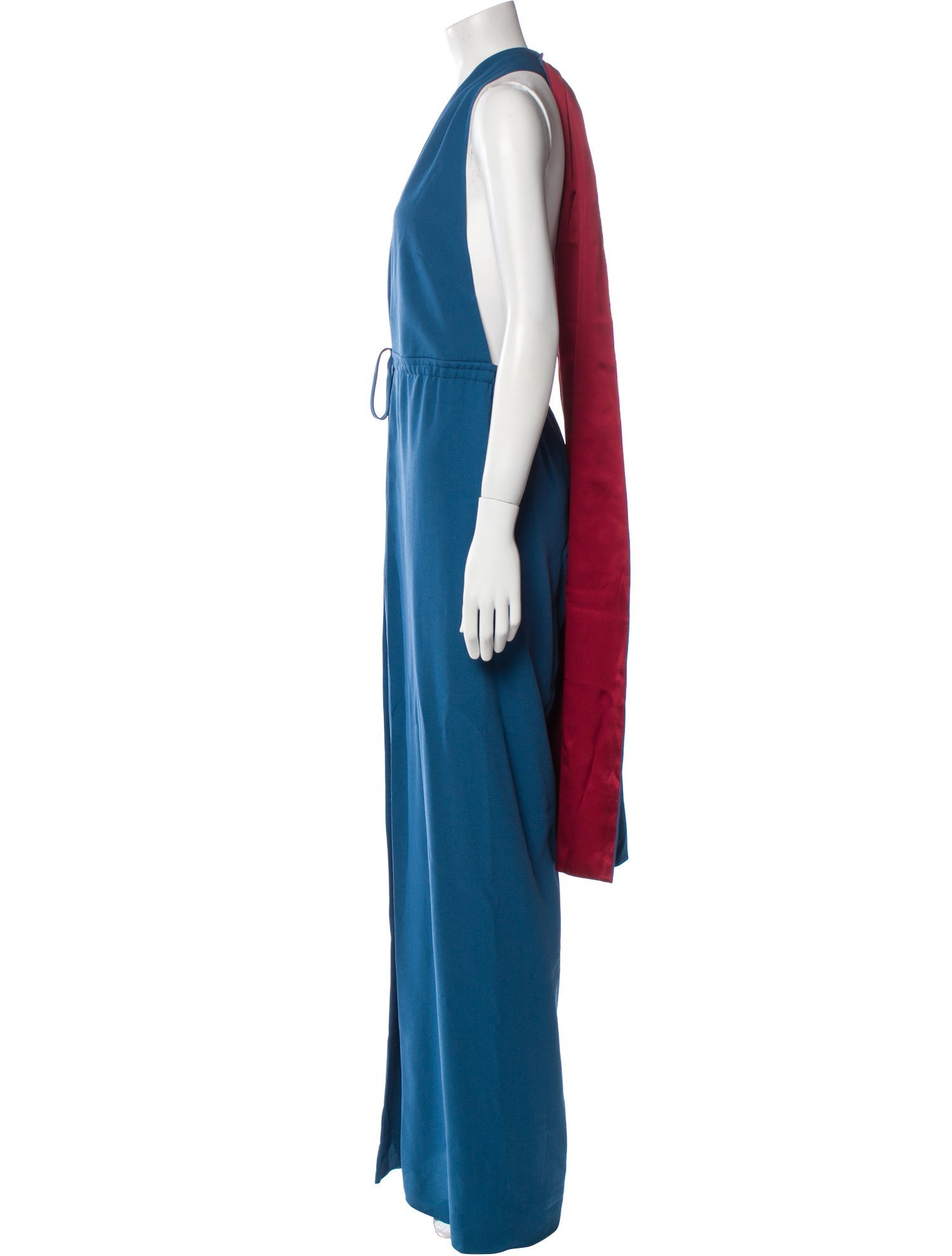 Valentino Virgin Wool Halterneck Jumpsuit