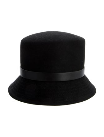 Valentino Rabbit Hair Cloche Hat