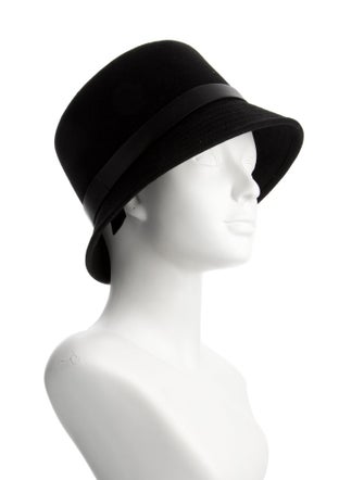 Valentino Rabbit Hair Cloche Hat