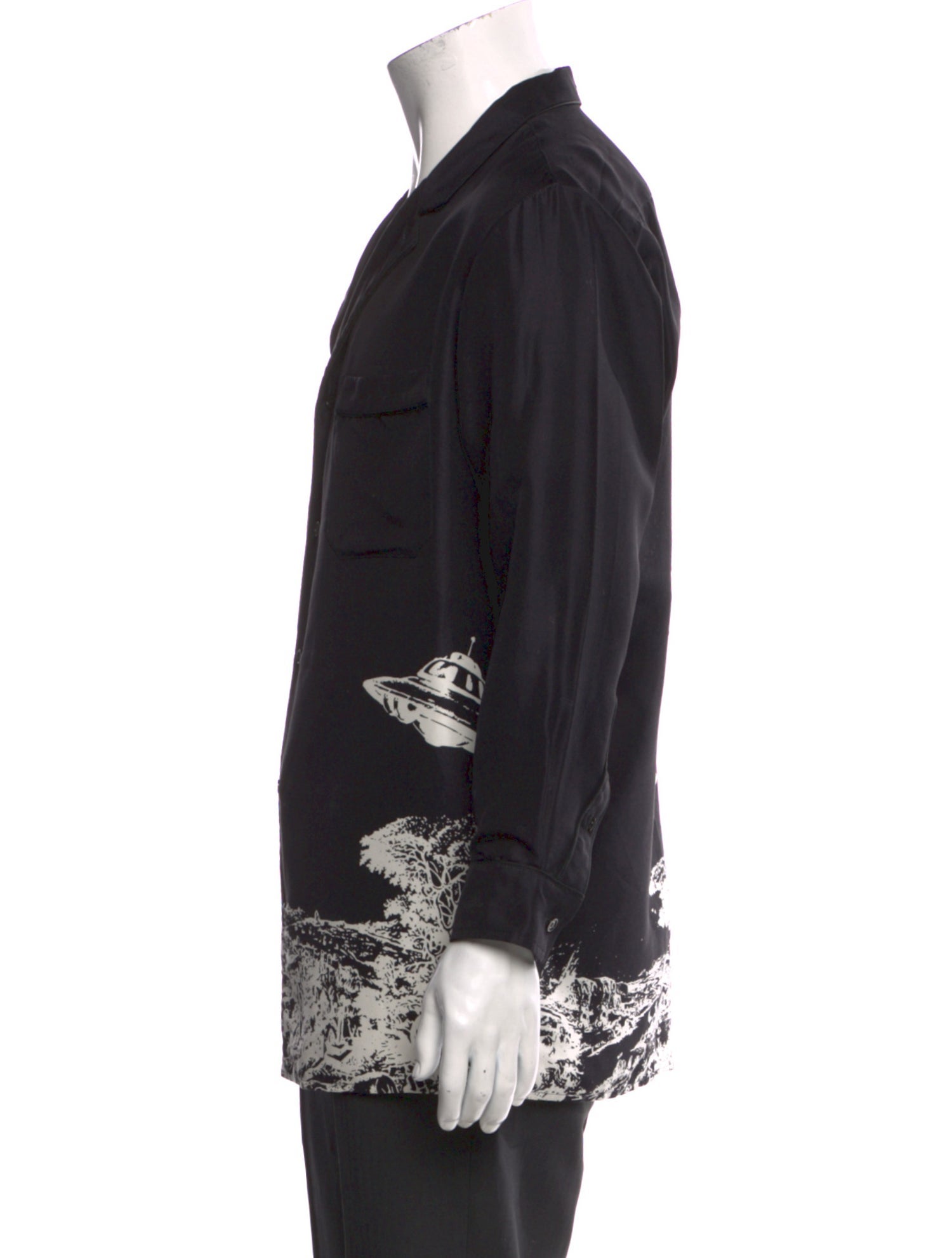 Valentino Printed Long Sleeve Shirt