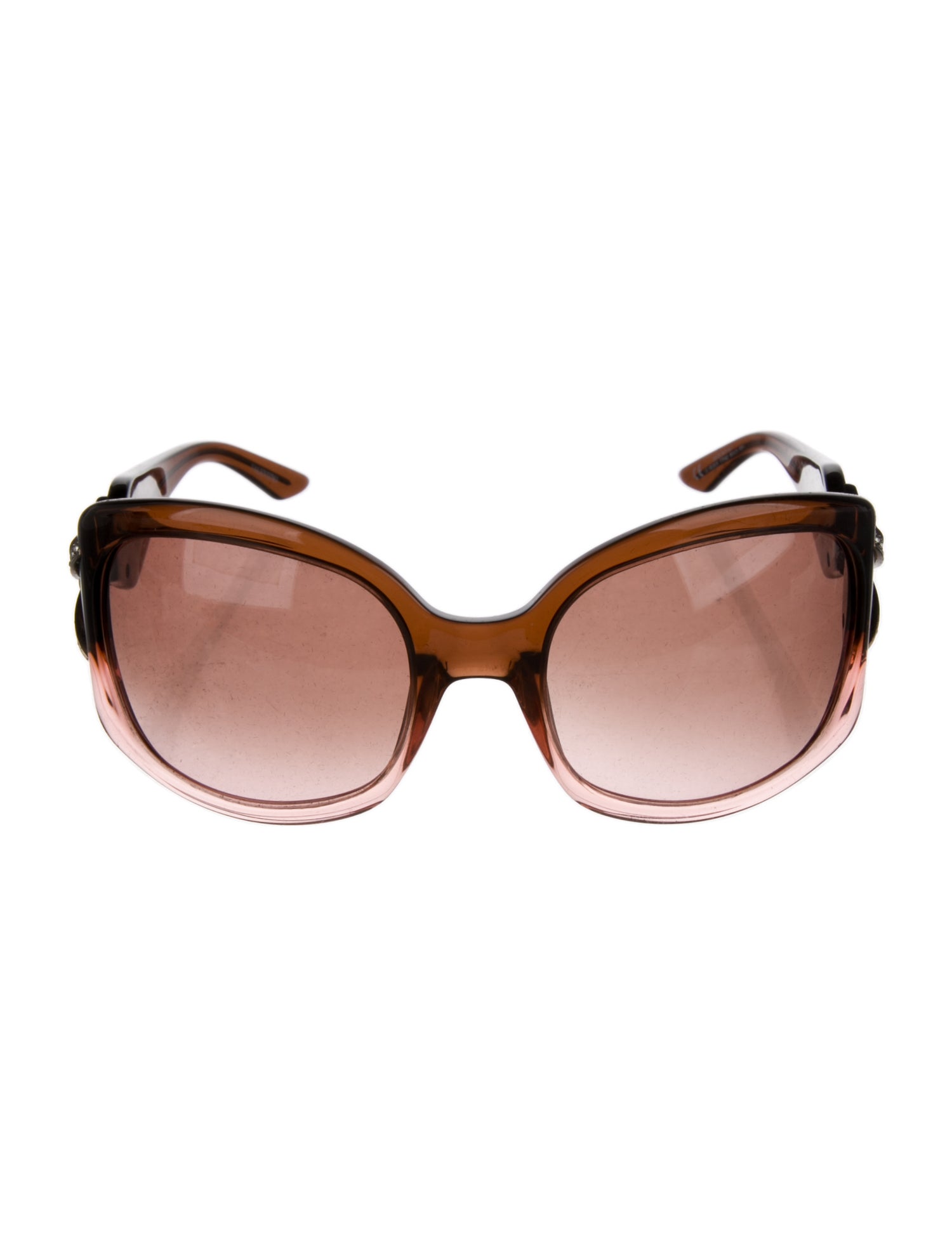 Valentino Shield Tinted Sunglasses - Brown Sunglasses  display picture 3