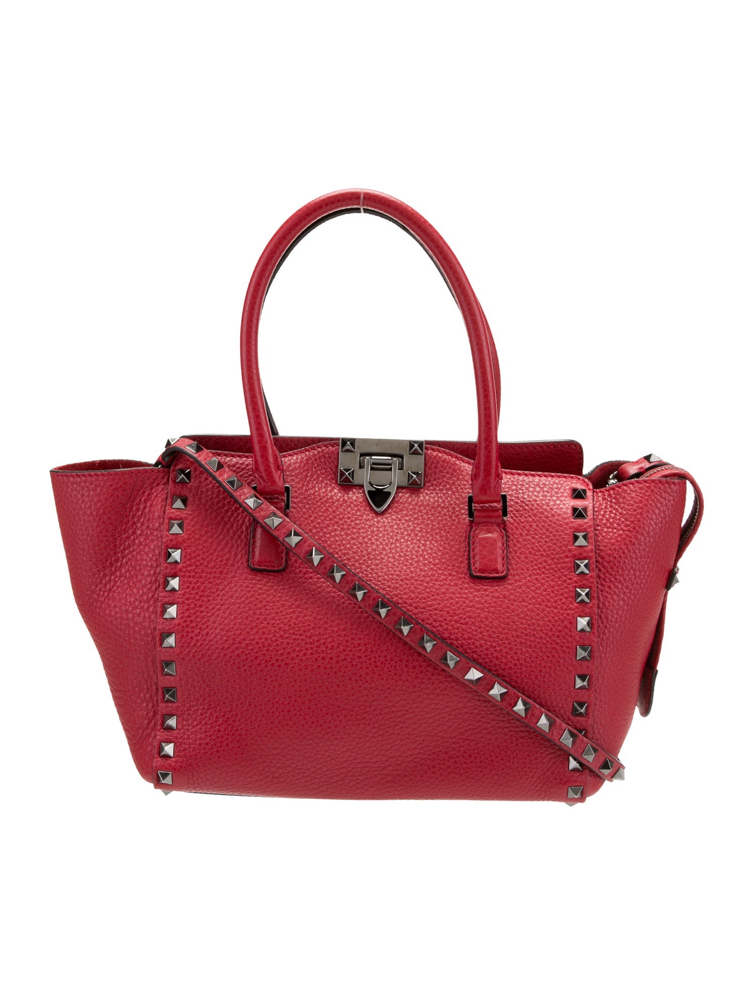 Valentino Rockstud Top Handle Bag