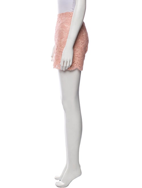 Valentino Lace Pattern Mini Shorts