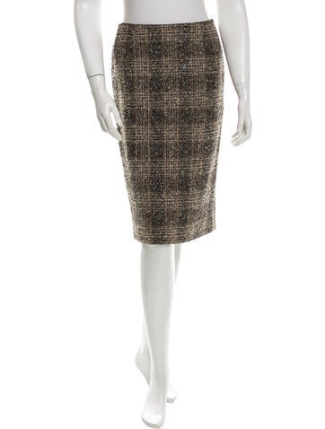 Valentino Bouclé Pencil Skirt w/ Tags
