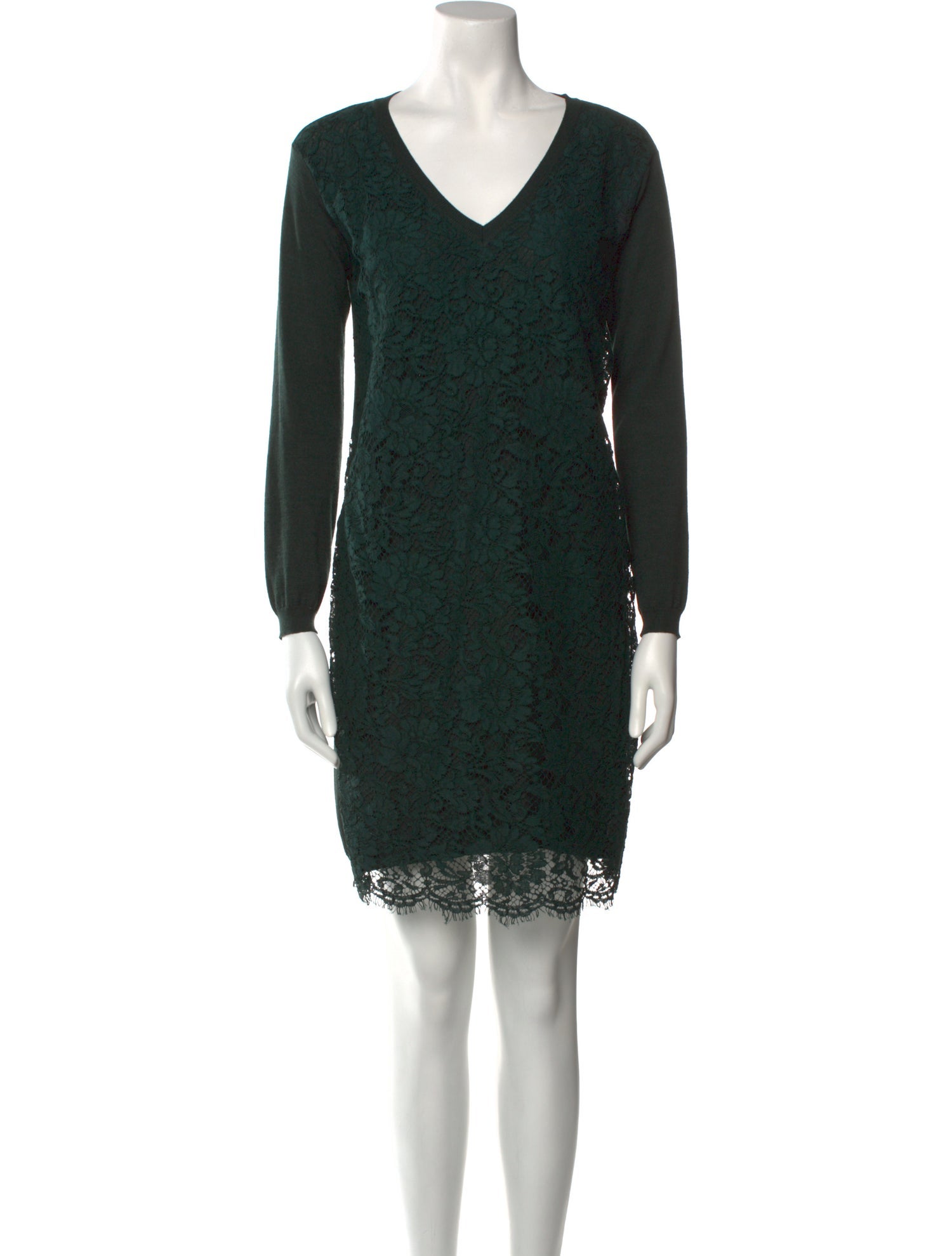 Valentino Lace Pattern Mini Dress