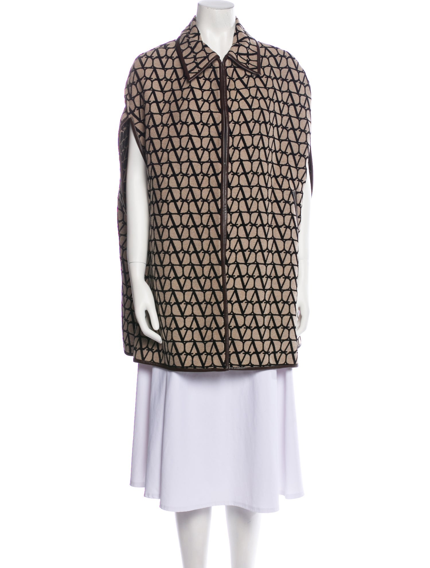 Valentino Tweed Pattern Jacket