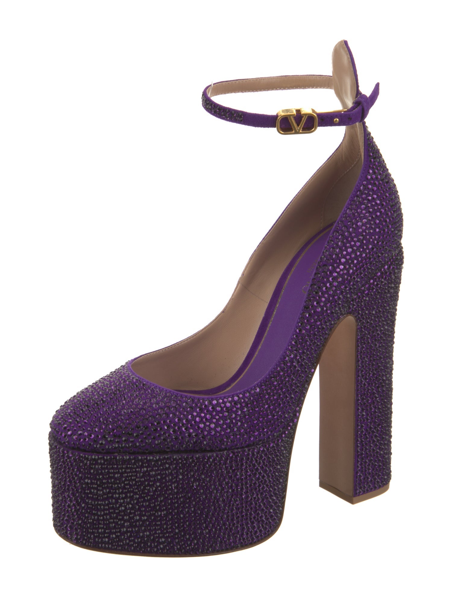 Valentino Crystal Crystal Embellishments Pumps