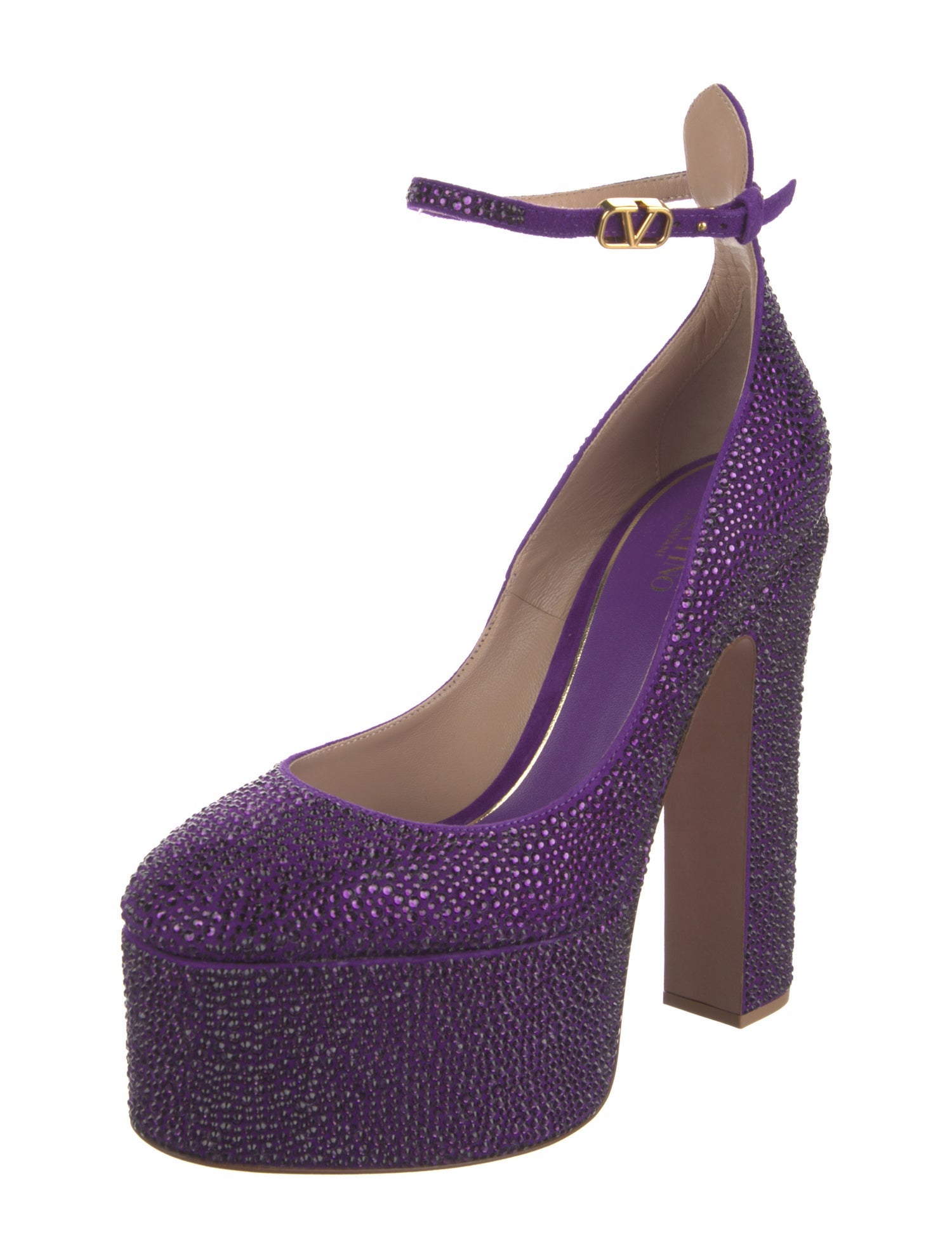 Valentino Crystal Crystal Embellishments Pumps