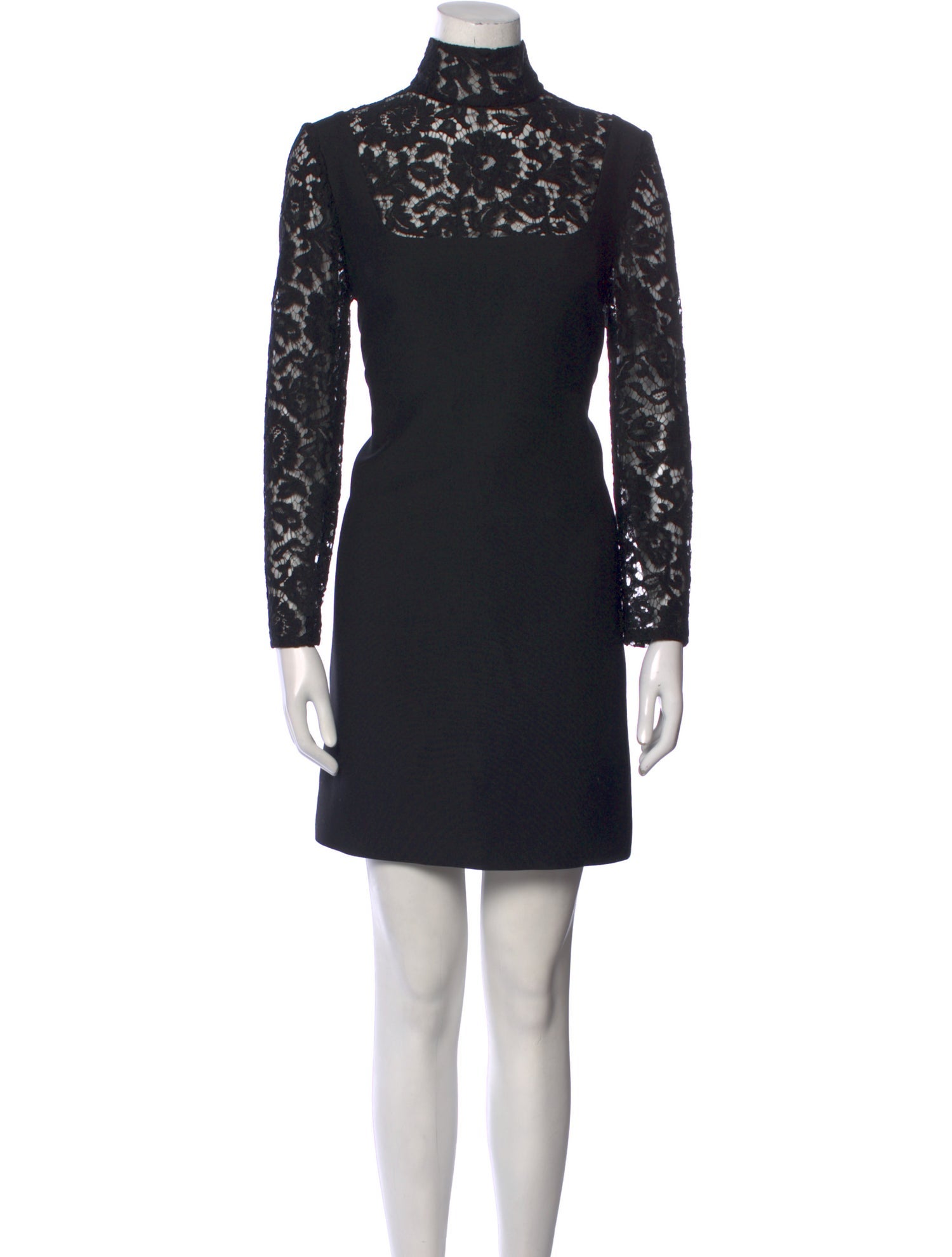 ヴァレンティノ Valentino Virgin Wool Mini Dress Valentino Virgin Wool-blend Shift Minidress In Blue | ModeSens