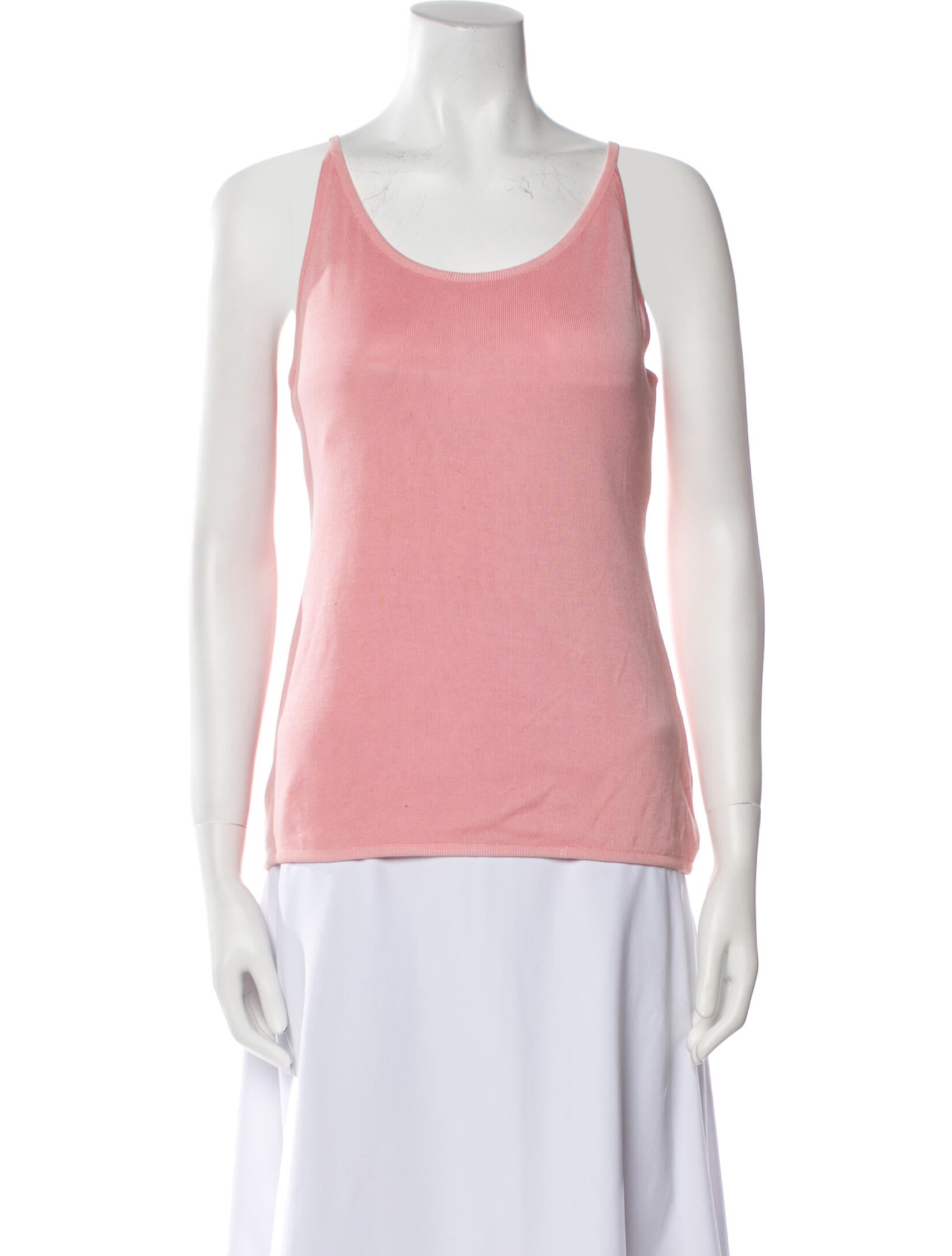 Valentino Scoop Neck Sleeveless Top