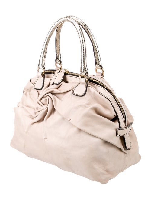 Valentino Leather Top Handle Bag