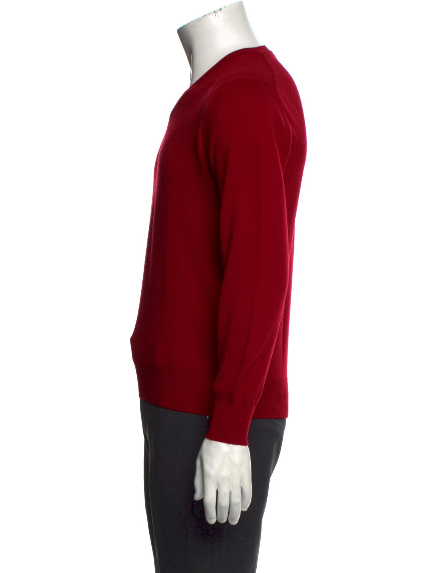 Valentino Signature Logo V-Neck Pullover