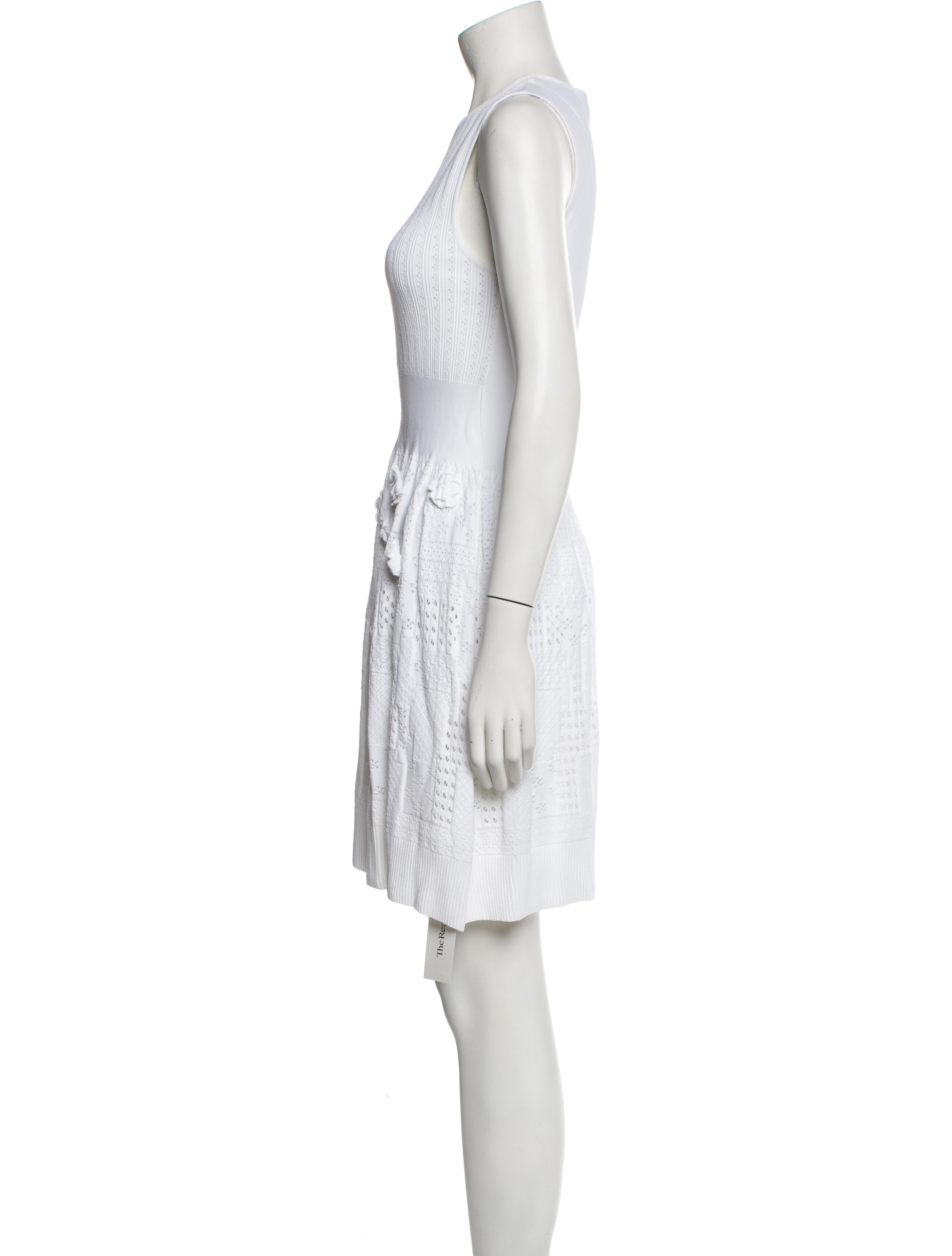 Valentino Crew Neck Mini Dress