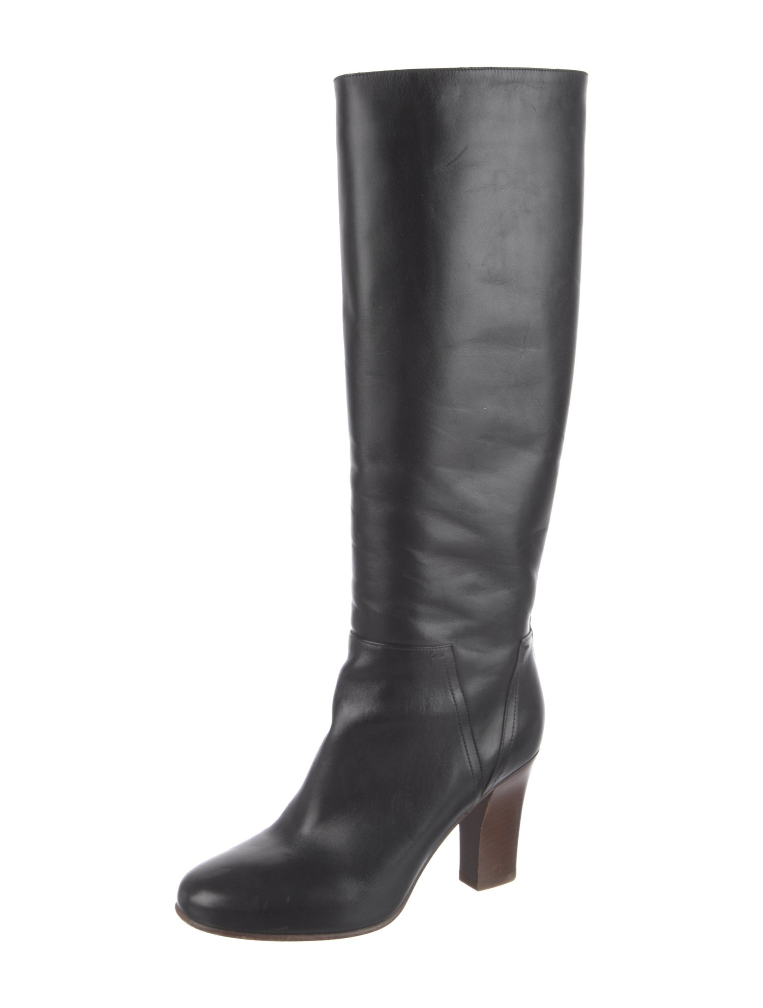 Valentino Rockstud Accents Leather Boots