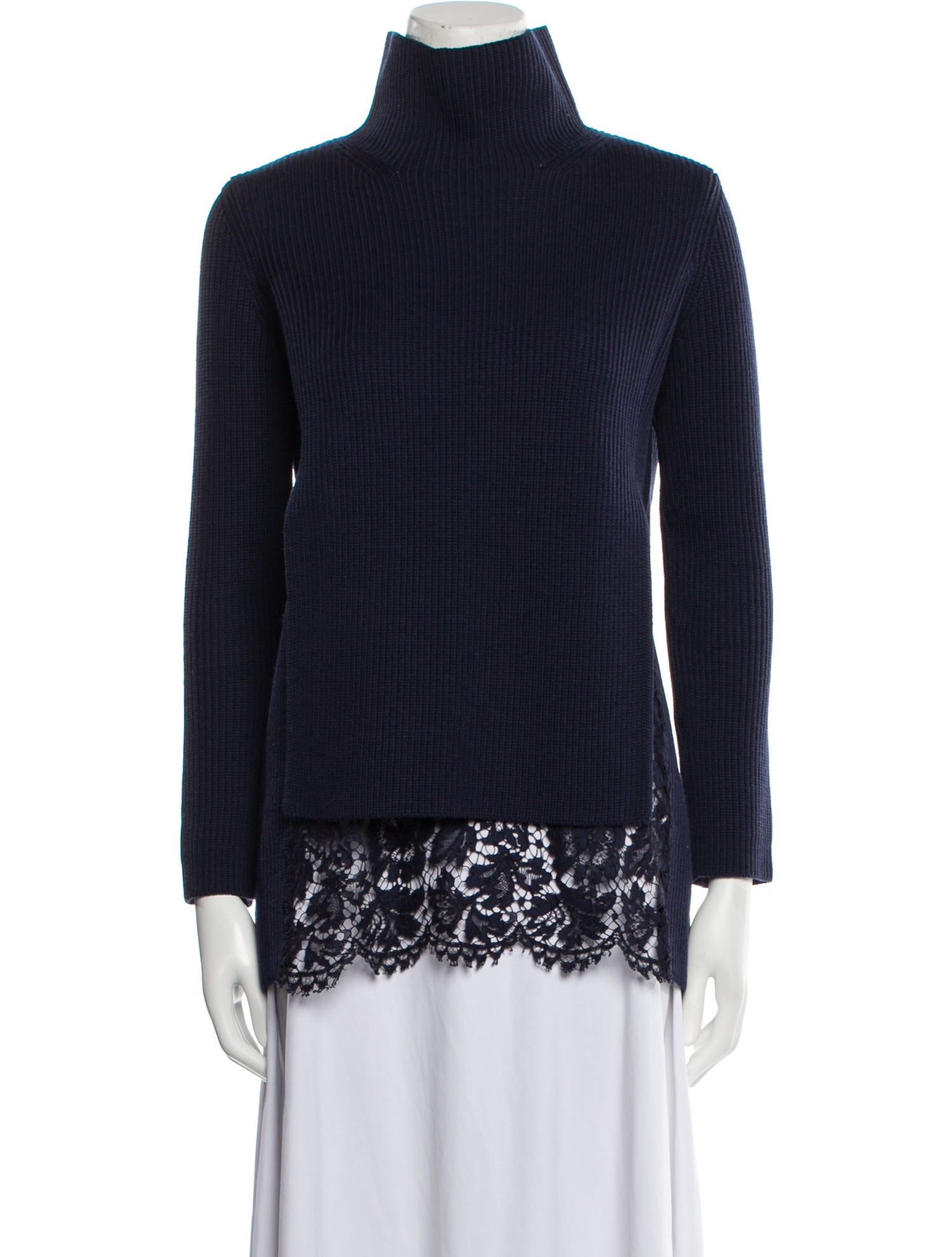 Valentino Virgin Wool Turtleneck Sweater