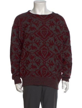 Valentino Wool Printed Pullover