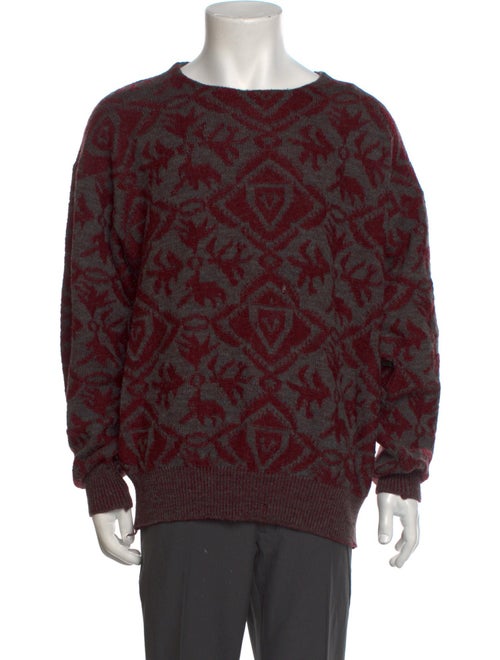 Valentino Wool Printed Pullover