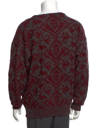 Valentino Wool Printed Pullover