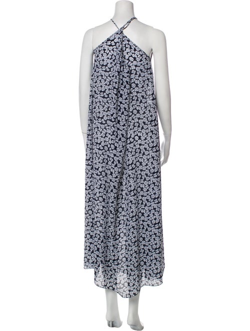 Valentino Floral Print Long Dress