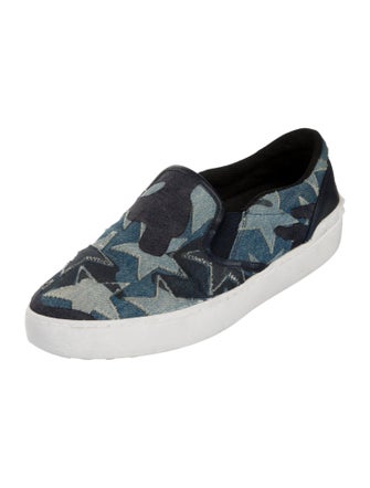Valentino Denim Printed Sneakers
