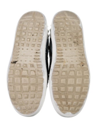 Valentino Denim Printed Sneakers