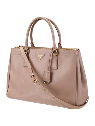 Prada Saffiano Lux Leather Galleria Double Zip Large