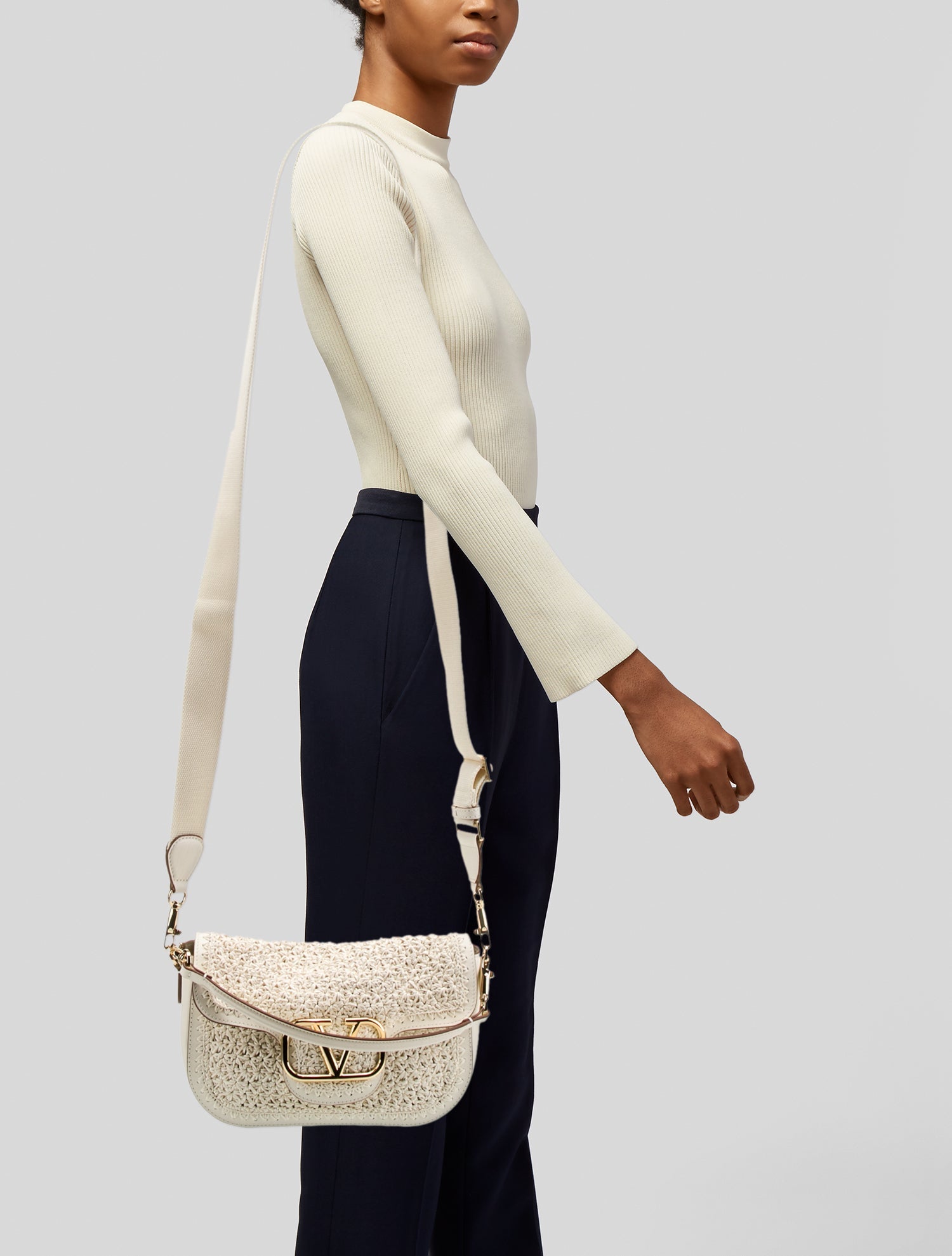 Valentino Vlogo Top Handle Bag