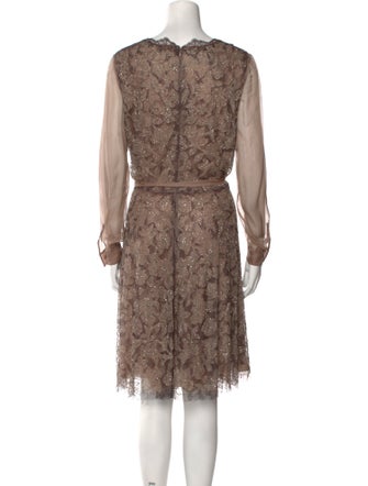 Valentino Silk Knee-Length Dress