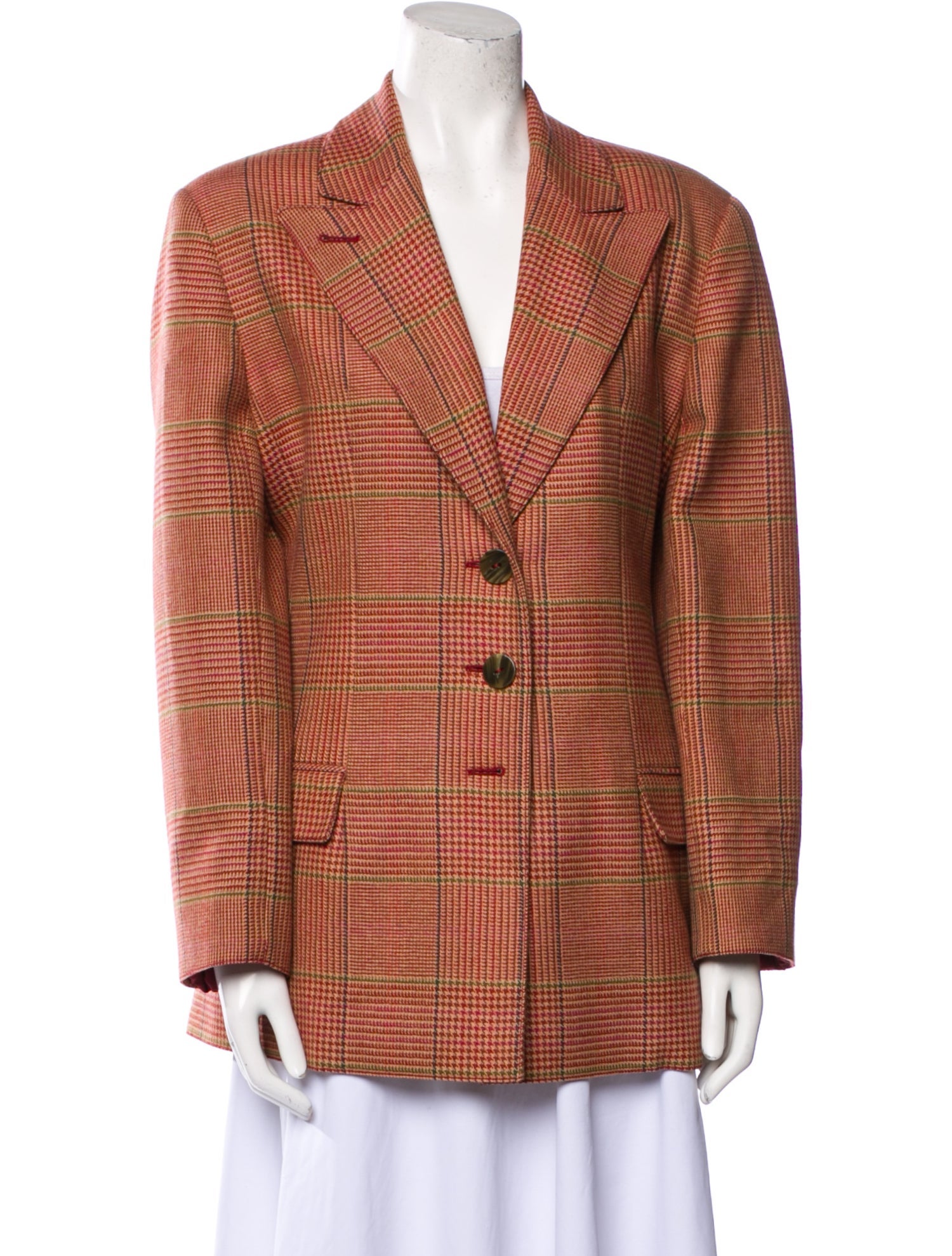 Vintage 80s 90s Red Designer Valentino Suit Blazer 8 10 S main image 0