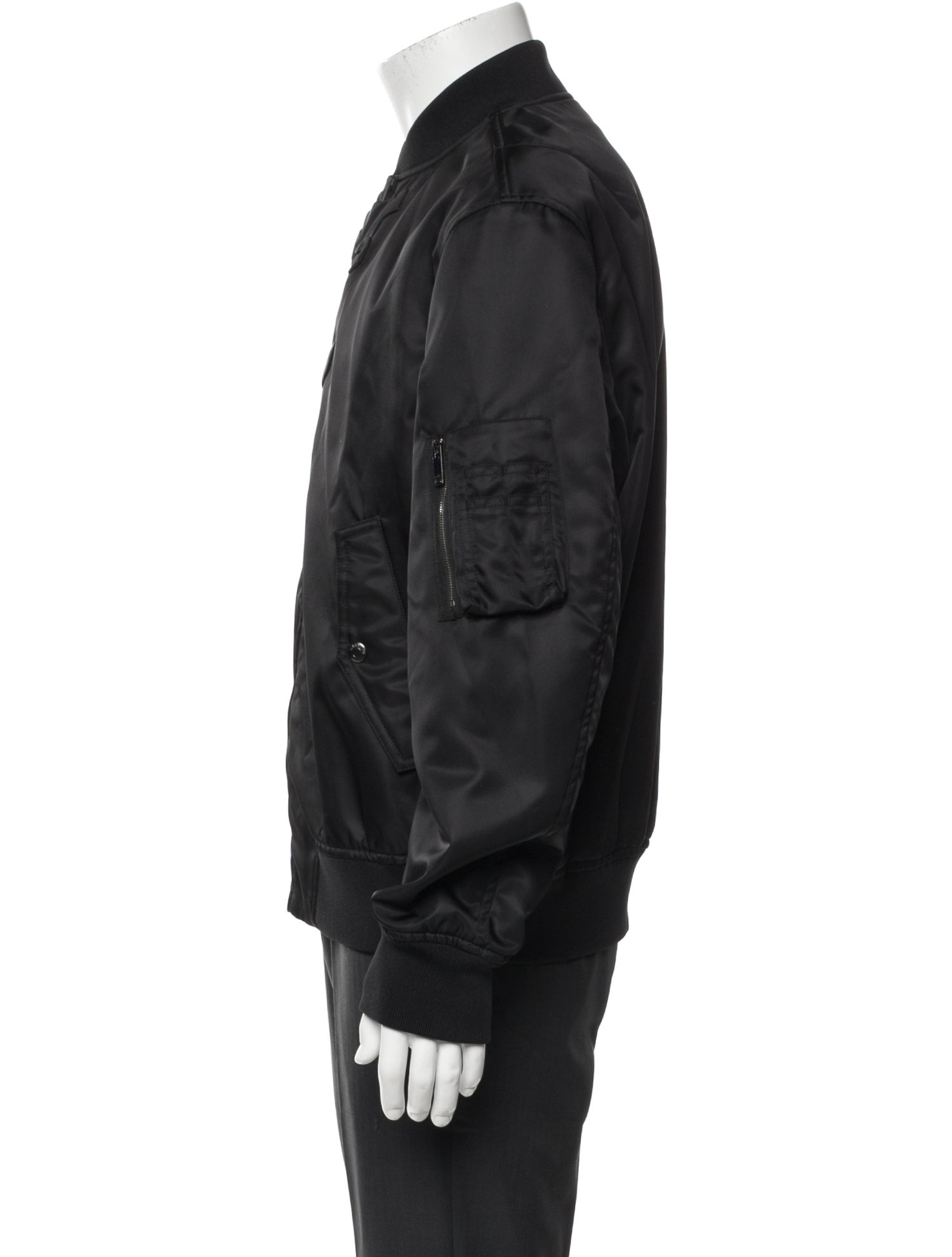 Valentino Rockstud Accents Bomber Jacket