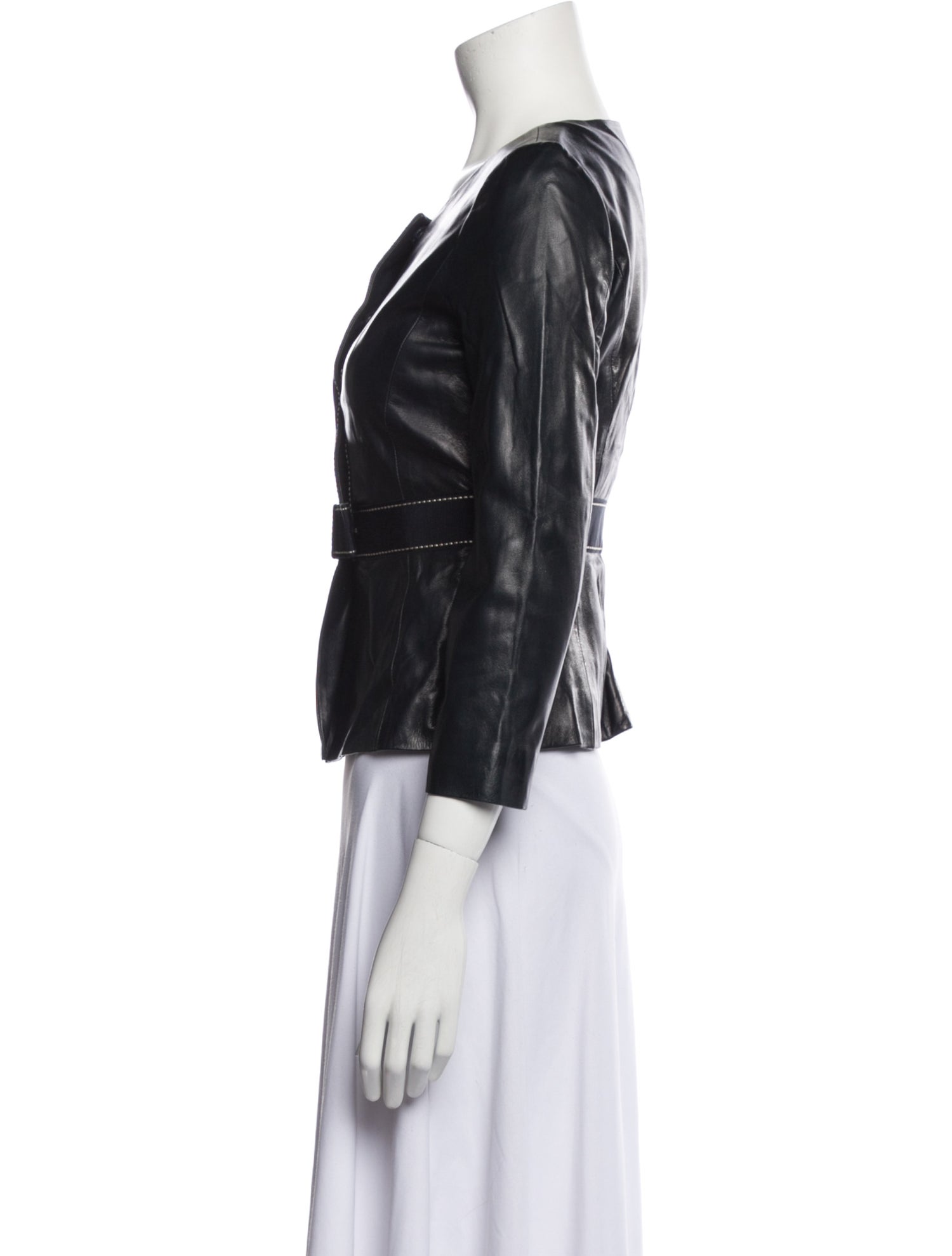 Valentino Leather Biker Jacket