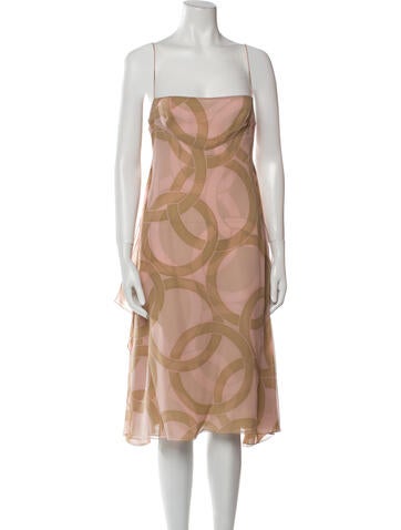 Valentino Dresses Silk Midi Length Dress XS