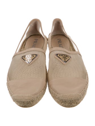 Prada Mesh Mesh Accents Espadrilles