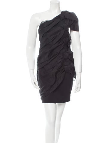 Valentino Silk One-Shoulder Dress