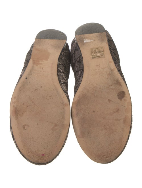 Valentino Lace Lace Pattern Ballet Flats