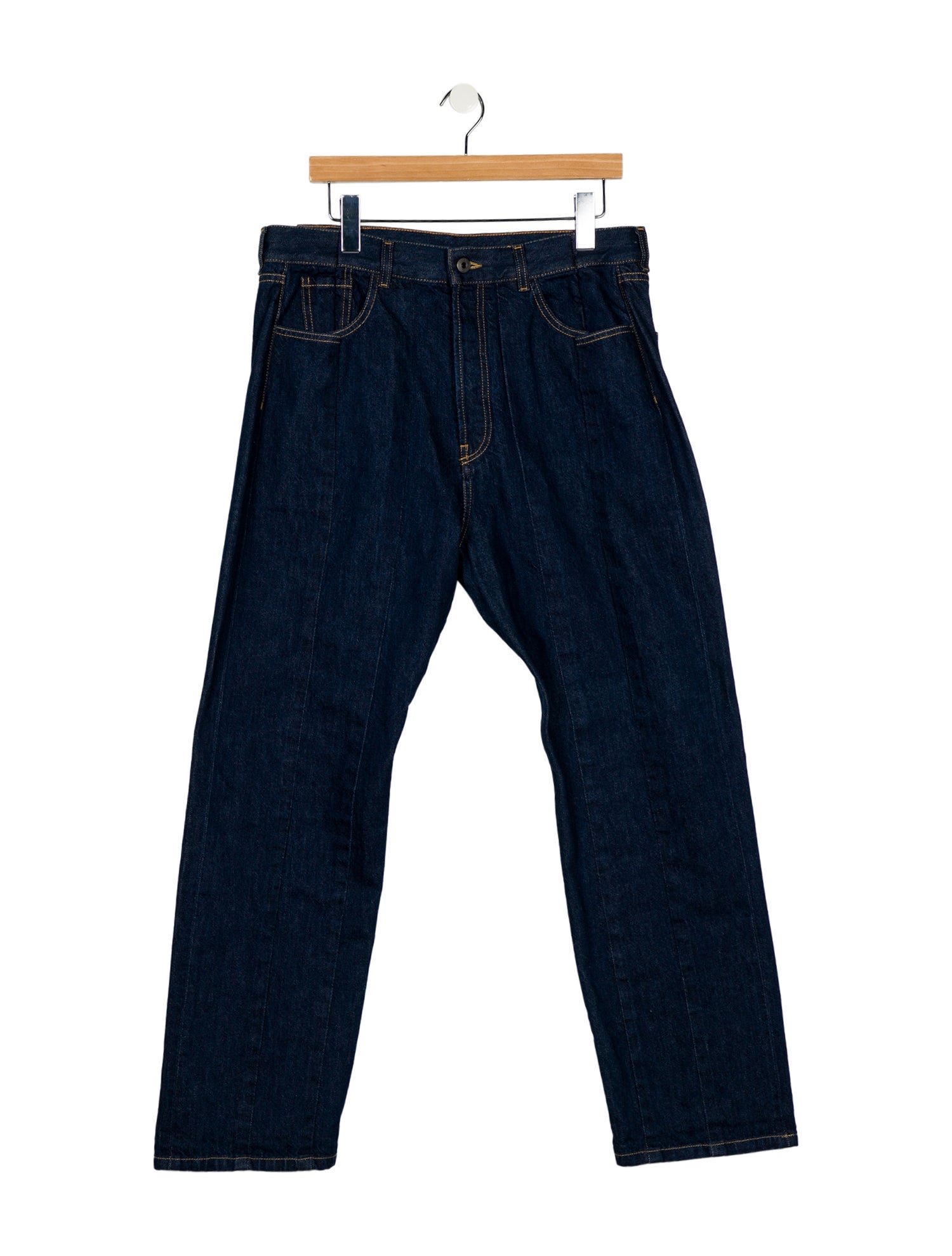 Valentino Rockstud Accents Straight-Leg Jeans