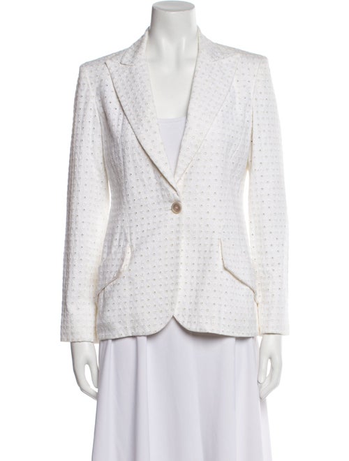 Valentino Lace Pattern Blazer