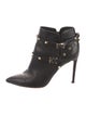 Valentino Barocco Print Leather Moto Boots